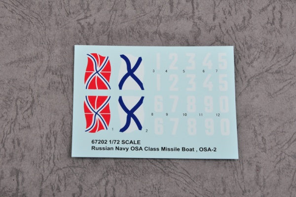 67202 1/72 OSA II Russian Navy Missile Boat 