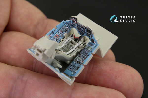 QD48170 1/48 3D Декаль интерьера кабины Су-27 (для модели KittyHawk)