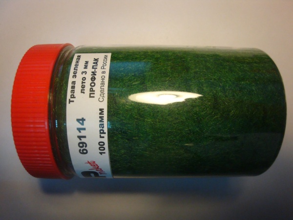 69114 Трава зеленая лето 3 мм ПРОФИ-ПАК 69114 Трава зеленая лето 3 мм ПРОФИ-ПАК