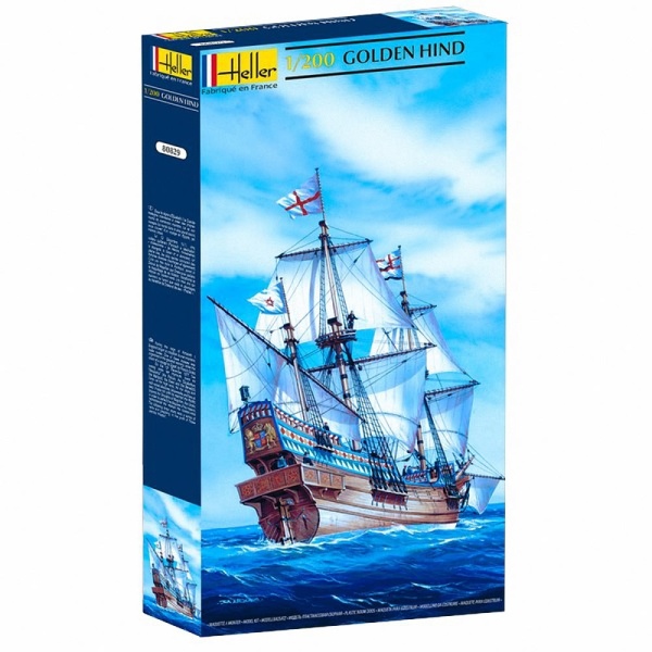 80829 Корабль парусник Golden Hind (Heller)1/200