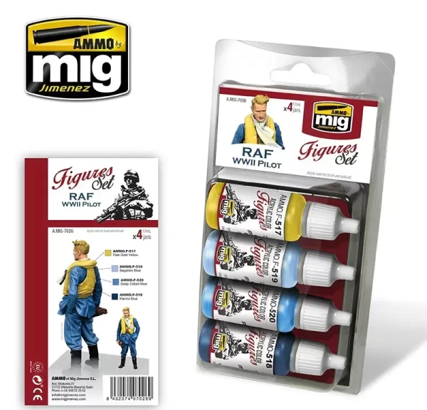 AMIG7026 RAF WWII PILOT - FIGURE SET AMIG7026 RAF WWII PILOT - FIGURE SET