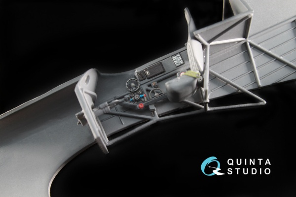 QD48002 3D Декаль интерьера кабины Як-1 (ранние серии) (для любых моделей) (перевыпуск QD48002-Pr