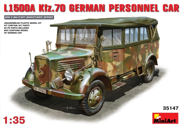 MA35147 1/35 L1500A (Kfz. 70) Немецкий армейский