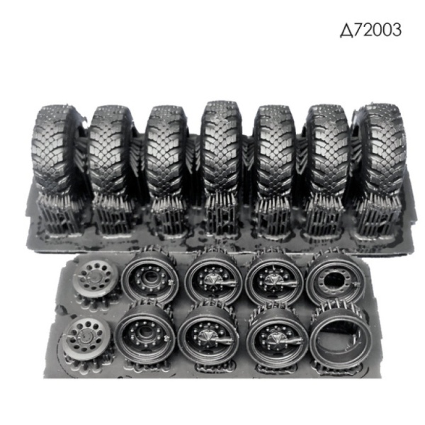 Д72003 1/72 Колеса "Урал" с ИД-П284