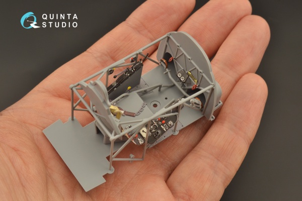 QD32104 1/32 3D Декаль интерьера кабины Fiat CR.42 (ICM)