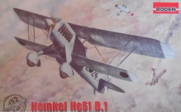 ROD452 Heinkel He-51 B-1  Самолет