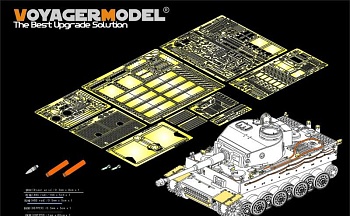 PE35839 WWII German Tiger I Gruppe "Fehrmann"(RFM 5005)