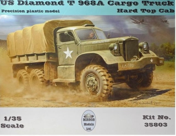 MM35803 1/35 U.S. Diamond T968 Cargo Truck Hard Top Cab