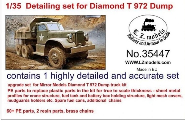 MM35447 1/35 Detailing set for Diamond T 972 Dump Truck