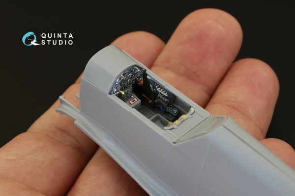 QD48085 3D Декаль интерьера кабины Bf 109F-2/F-4 (для модели Звезда)