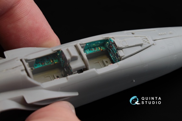 QD72016 3D Декаль интерьера кабины МиГ-31БM (для модели Трубач)