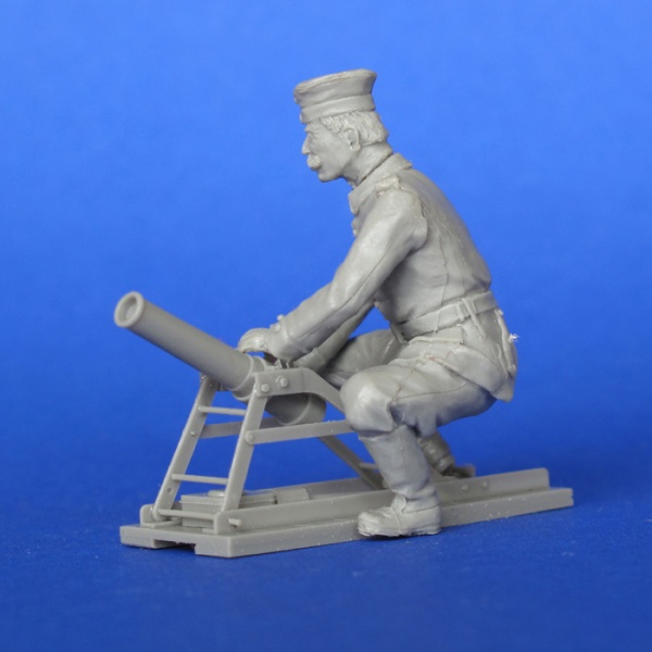 MCF35169 1/35 Немецкий солдат с 9.15см. минометом системы Lanz Первая