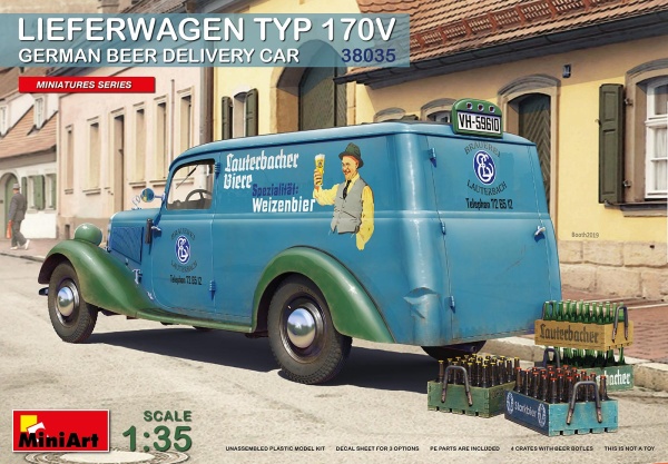 MA38035 1/35 Немецкая Машина для Доставки Пива Lieferwagen Typ 170V