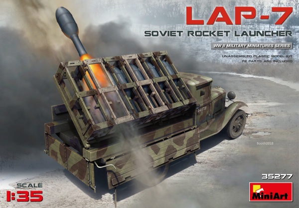 MA35277 1/35 Советская ракетная установка LAP-7
