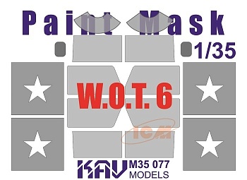 M35077 Окрасочная маска на остекление W.O.T. 6 (ICM)