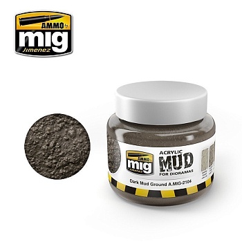 AMIG2104 Ammo Mig DARK MUD GROUND AMIG2104 Ammo Mig DARK MUD GROUND