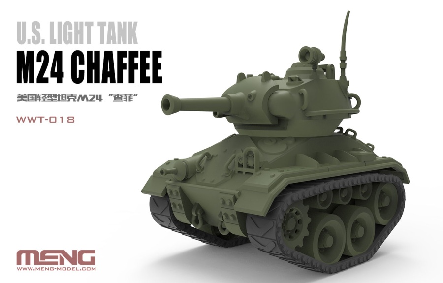 WWT-018 U.S. Light Tank M24 Chaffee (CARTOON MODEL)