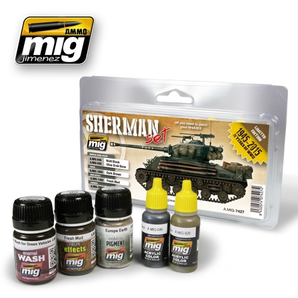 AMIG7427 FURY SHERMAN SET AMIG7427 FURY SHERMAN SET