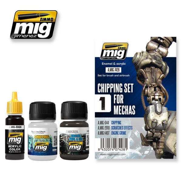 AMIG7428 CHIPPING SET FOR MECHAS AMIG7428 CHIPPING SET FOR MECHAS