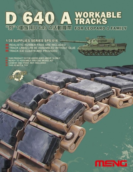SPS-016 D 640 A Workable Tracks for Leopard 1 Family