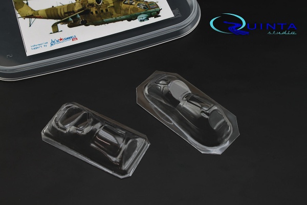 QC72006 1/72 Набор остекления для модели М-И-24/35 (с выпуклыми фонарями) (для модели фирмы Звезда)