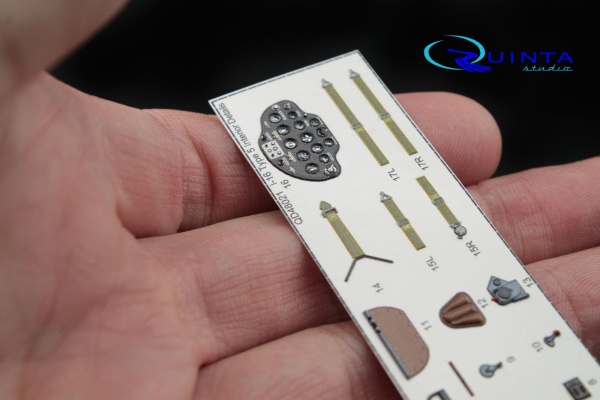 QD48021 1/48 3D Декаль интерьера кабины И-16 тип 5 (для конверсии из любых моделей И-16 тип 10)