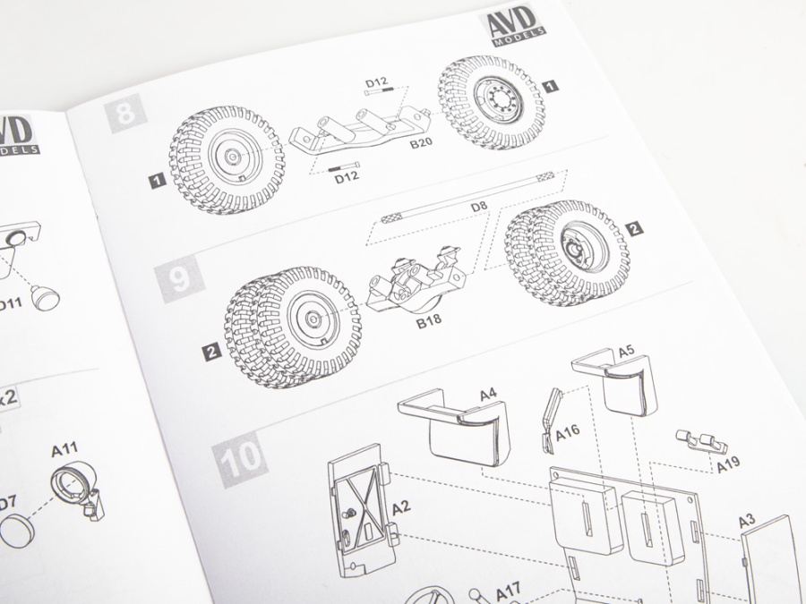 1429AVD Сборная модель Автоцистерна АЦ-8 (200) 