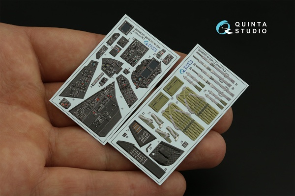 QD48295 1/48 3D Декаль интерьера кабины Ми-35М (Звезда)