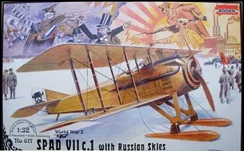 ROD617 Spad VII с.1 with Russian skies