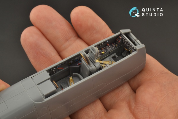 QD48229 1/48 3D Декаль интерьера кабины He 219 (Tamiya)