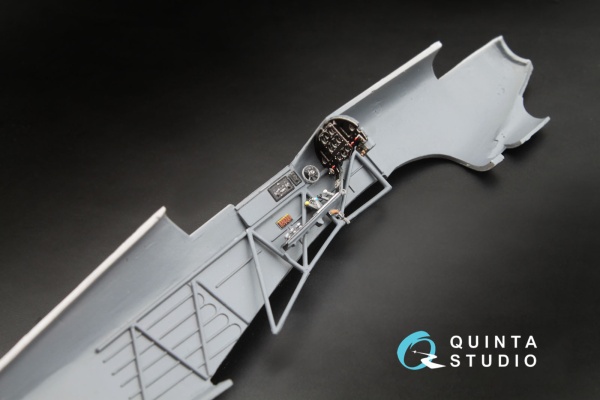 QD48002 3D Декаль интерьера кабины Як-1 (ранние серии) (для любых моделей) (перевыпуск QD48002-Pr