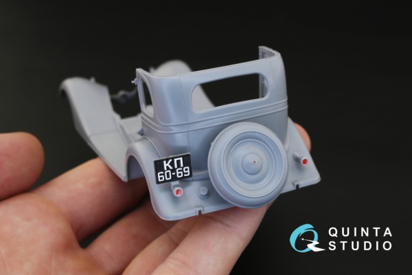 QD35006 1/35 3D Декаль интерьера кабины для ГАЗ-М1 (для модели Звезда)