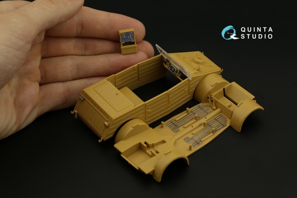 QD35055 3D Декаль интерьера кабины Kubelwagen typ 82 (Italeri)