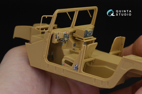 QD35039 3D Декаль интерьера кабины для семейства HUMVEE (Tamiya)