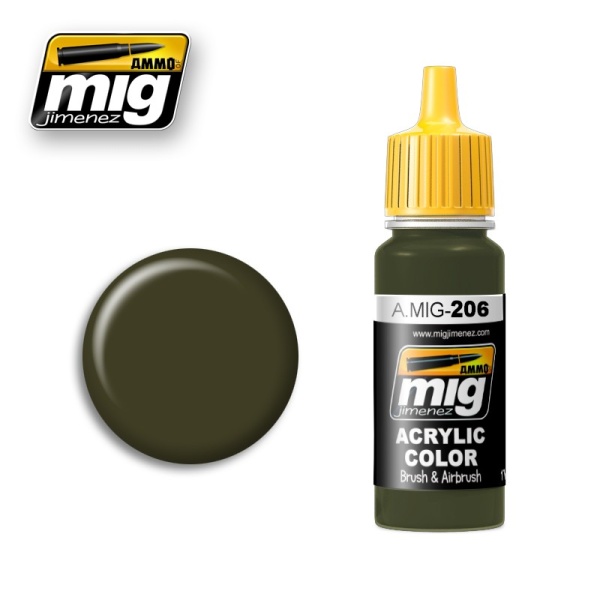 AMIG0206 FS 34079 (BS641) (Зелёно-оливковый) AMIG0206 FS 34079 (BS641) (Зелёно-оливковый)