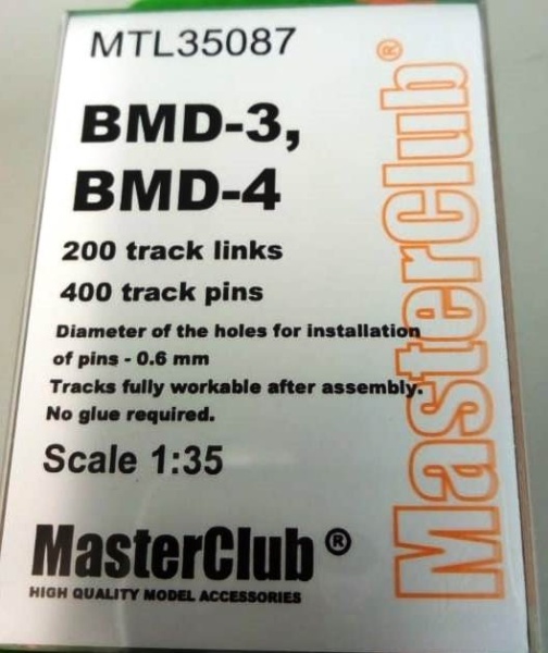 MTL-35087 1/35 Tracks for BMD-3/ BMD-4