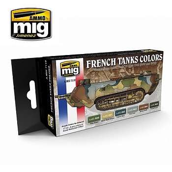AMIG7110 French Tank Colors AMIG7110 French Tank Colors