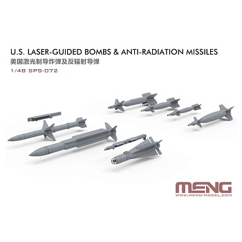 SPS-072 1/48 U.S. Laser-Guided Bombs & Anti-Radiation Missiles