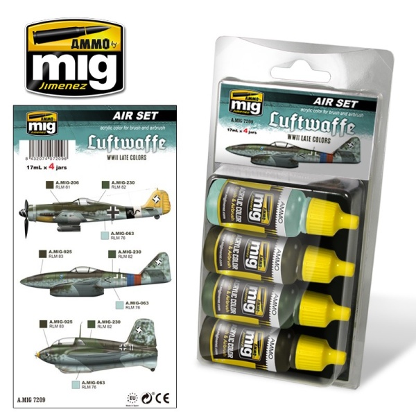AMIG7209 LUFTWAFFE WWII LATE COLORS AMIG7209 LUFTWAFFE WWII LATE COLORS