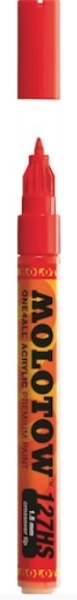 127402 Маркер MOLOTOW ONE4ALL 127HS-CO #013 Красный 1,5 мм 127402 Маркер MOLOTOW ONE4ALL 127HS-CO #013 Красный 1,5 мм