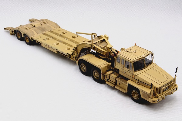 85527 1/35 Танковый транспортер Scammell Commander with 62 tonne Crane Fruehauf semi-trailer