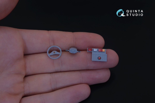 QD35013 1/35 3D Декаль интерьера кабины для семейства ГАЗ Тигр (для модели Звезда)