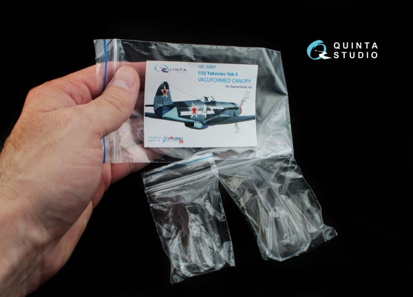 QC32001 1/32 Набор остекления Як-3 (для модели Special Hobby)