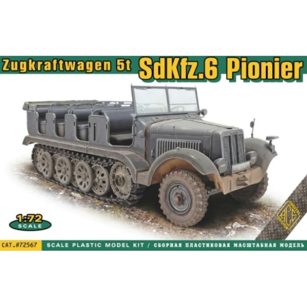 ACE72567 SdKfz.6 Zugkraftwagen 5t Pionier