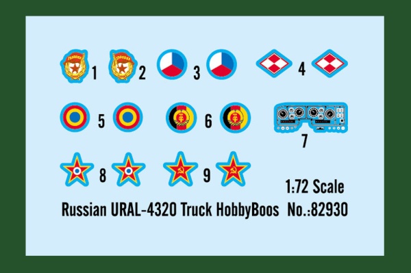 82930 Russian URAL-4320 Truck