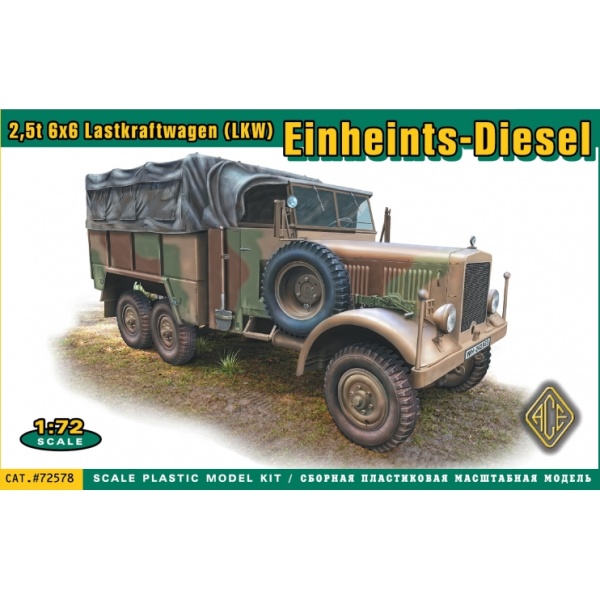ACE72578 Einheits-Diesel 2,5t 6x6 Lastkraftwagen (LKW)