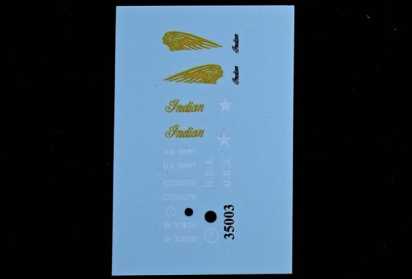 TM35003 1/35 US Military Indian 741B (2 kits in box) TM35003 1/35 US Military Indian 741B (2 kits in box)