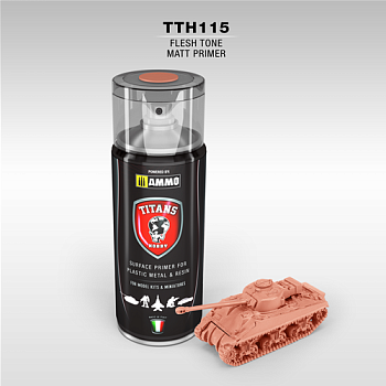 TTH115 TITANS HOBBY: FLESH TONE MATT PRIMER TTH115 TITANS HOBBY: FLESH TONE MATT PRIMER