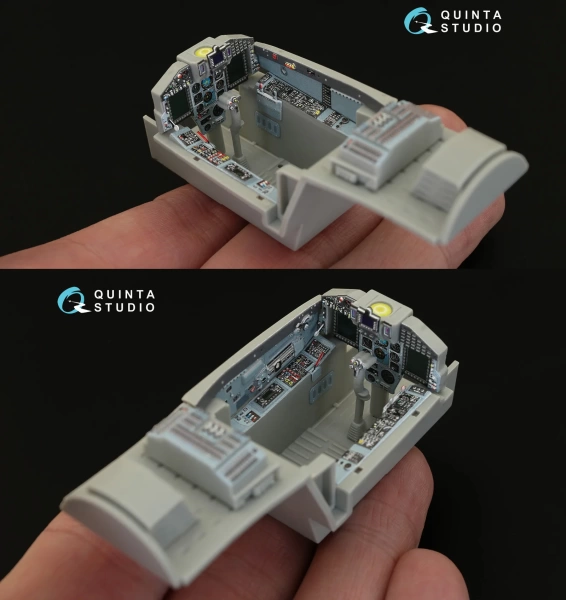 QD32022 3D Декаль интерьера кабины МиГ-29СМТ (для модели Трубач)