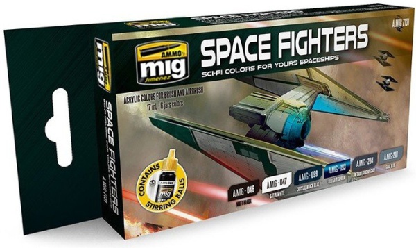 AMIG7131 SPACE FIGHTERS SCI-FI COLORS (цвета для космических кораблей и спутников) AMIG7131 SPACE FIGHTERS SCI-FI COLORS (цвета для космических кораблей и спутников)